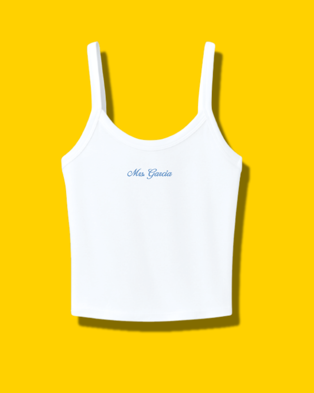 Custom Embroidered Bridal Tank