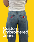 Custom Embroidered Levi's